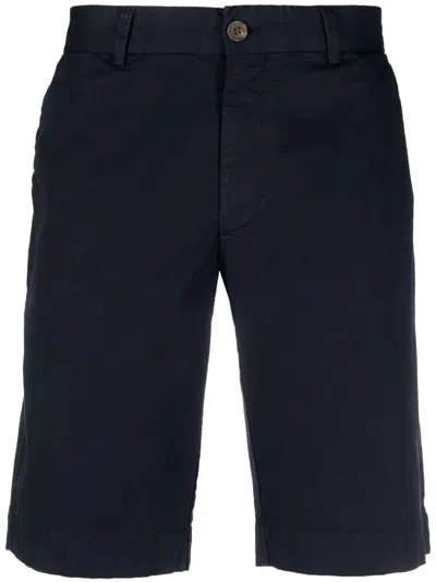 Sunspel Cotton Twill Chino Shorts In Navy