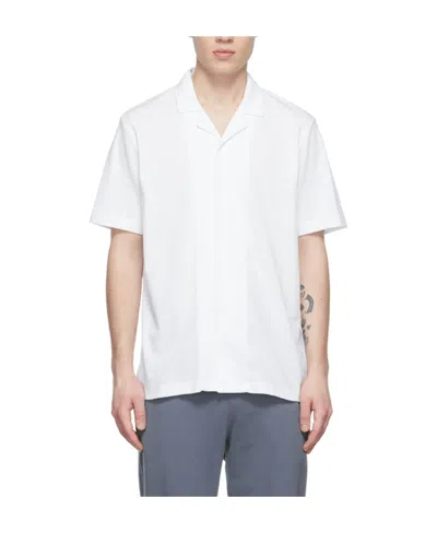 Sunspel Spread-collar Shirt In White