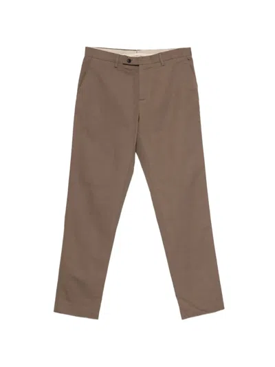 Sunspel Straight-leg Trousers In Brown