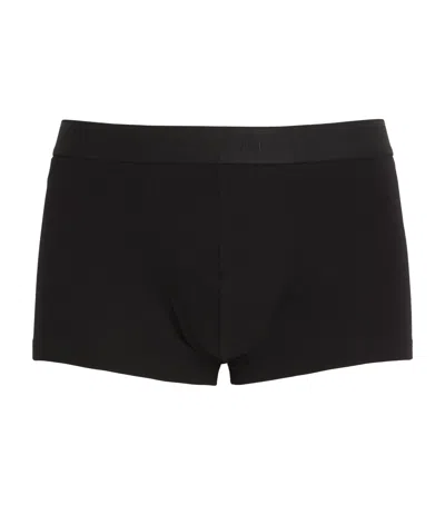 Sunspel Stretch-cotton Trunks In Black