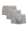 Sunspel Stretch-cotton Trunks In Grey