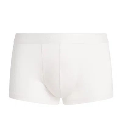 Sunspel Stretch-tencel Trunks In White