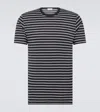 SUNSPEL STRIPED COTTON JERSEY T-SHIRT