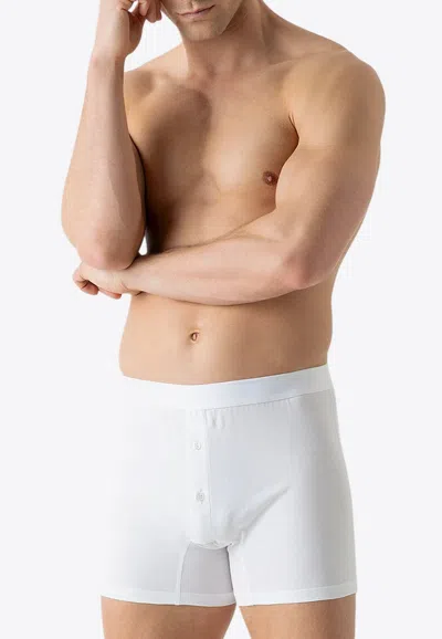 Sunspel Superfine Cotton Boxer Briefs In White