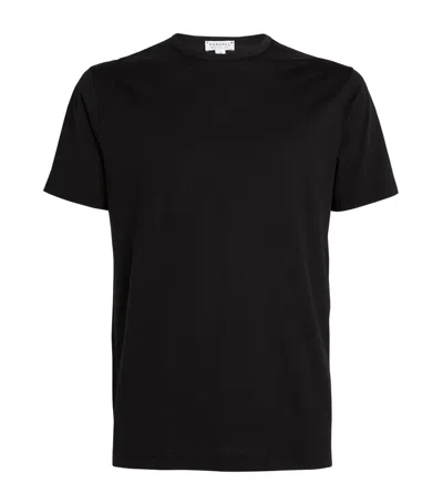 Sunspel Supima Cotton Classic T-shirt In Black