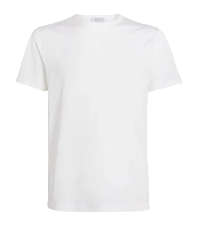 Sunspel Supima Cotton Classic T-shirt In White