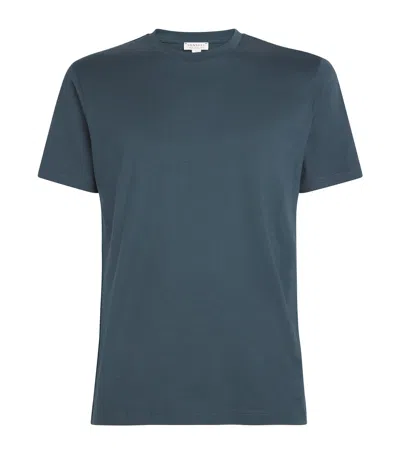Sunspel Supima Cotton Riviera T-shirt In Green