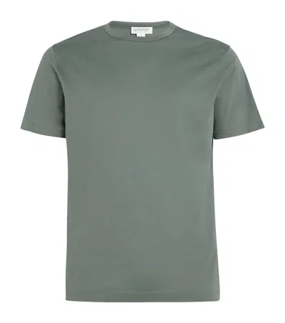 Sunspel Supima Cotton T-shirt In Green