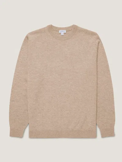 Sunspel Sweater In Brown