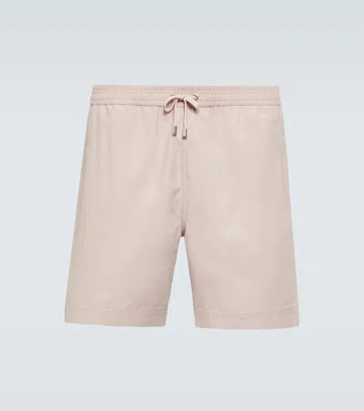 Sunspel Swim Trunks In Pink