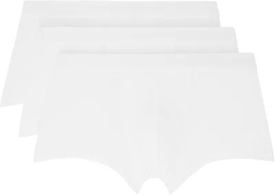 Sunspel Three-pack White Boxers
