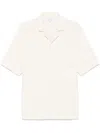 Sunspel Towelling Camp-collar Shirt In Neutrals