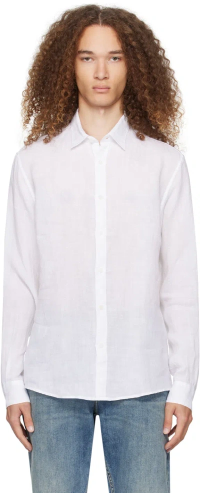 Sunspel White Buttoned Shirt