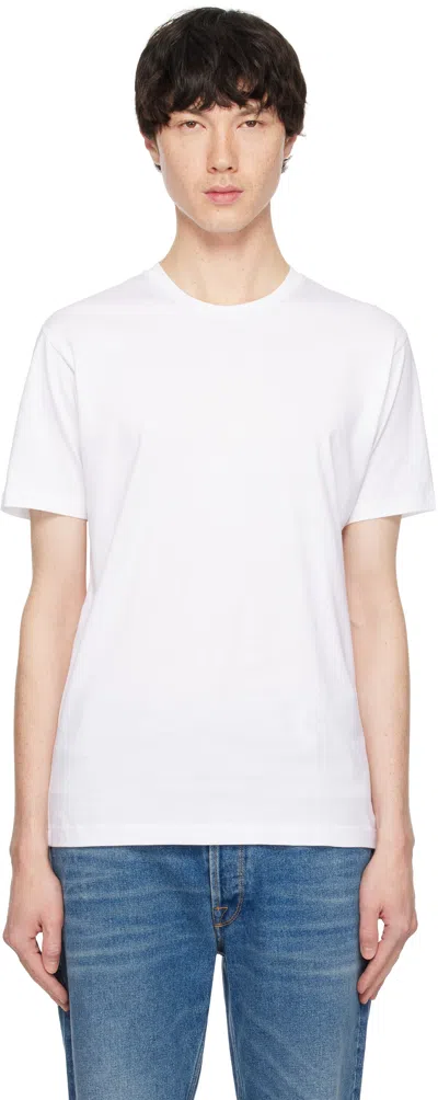 Sunspel White Riviera Midweight T-shirt