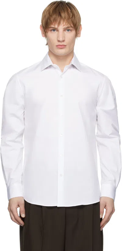 Sunspel White Sea Island Cotton Shirt