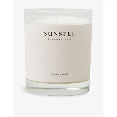 Sunspel Womens  Green Cedar Scented Candle 185g In Neutral