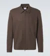 Sunspel Wool Jacket In Green