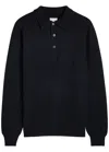 Sunspel Lambs-wool Jumper In Blue