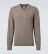 Sunspel Wool Sweater In Brown