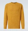 Sunspel Wool Sweater In Yellow