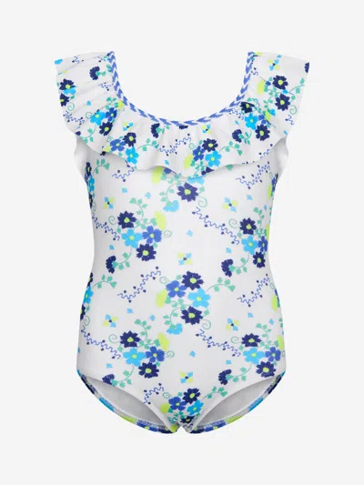 Sunuva Babies' Girls Swimsuit - Mexicana Off Shoulder Swimsuit 1 - 2 Yrs White
