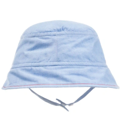 Sunuva Pale Blue Cotton Baby Sun Hat