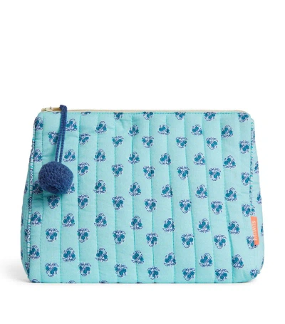 Sunuva Kids' Quilted Wash Bag In Blue