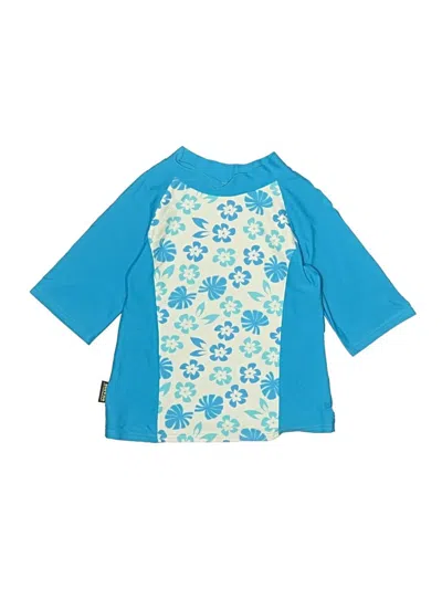Pre-owned Sunwise Products Kids' Rash Guard In Blue