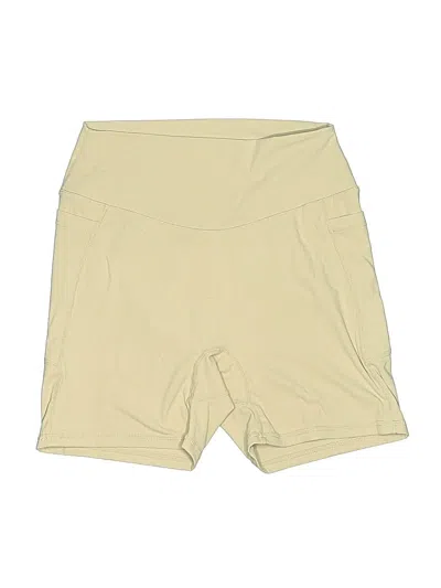Pre-owned Sunzel Khaki Shorts In Yellow