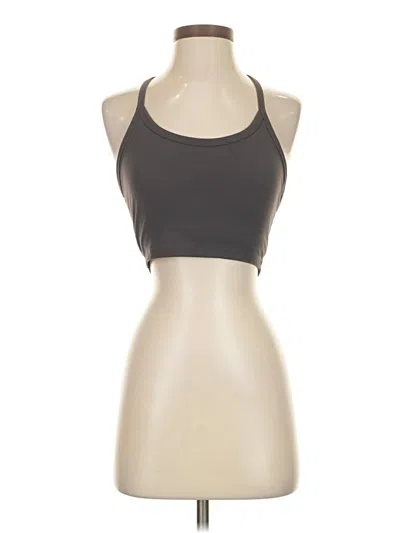 Pre-owned Sunzel Tank Top Gray Halter Neckline Tops