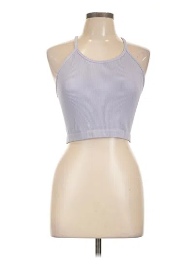 Pre-owned Sunzel Tank Top Purple Halter Neckline Tops