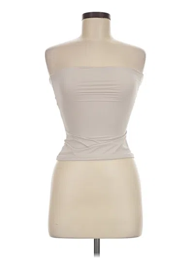 Pre-owned Sunzel Tube Top Ivory Strapless Neckline Tops