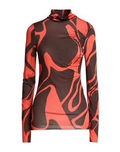 Suoli Tops & Tees - T-shirts In Black - Orange - Fuchsia
