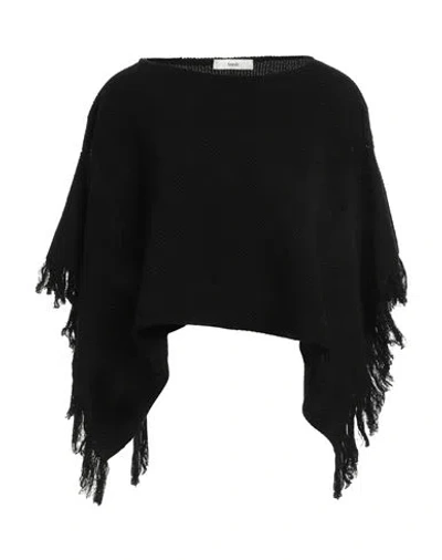 Suoli Woman Cape Black Size 6 Cotton