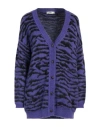 Suoli Woman Cardigan Purple Size 6 Synthetic Fibers, Polyamide, Wool, Viscose, Cashmere In Purple