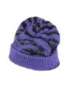 Suoli Woman Hat Purple Size Onesize Synthetic Fibers, Wool, Acrylic, Mohair Wool, Cashmere