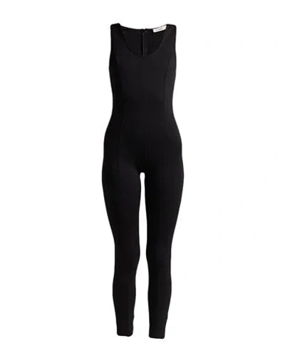 Suoli Woman Jumpsuit Black Size 6 Viscose, Polyamide, Elastane