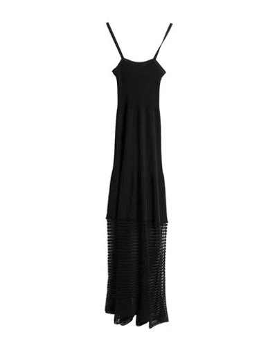 Suoli Woman Maxi Dress Black Size 6 Cotton