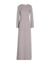 Suoli Woman Maxi Dress Grey Size 4 Polyester, Viscose, Elastane In Gray
