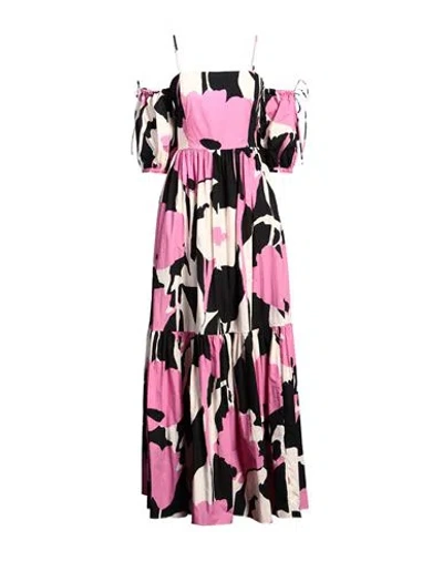 Suoli Woman Maxi Dress Pink Size 6 Cotton