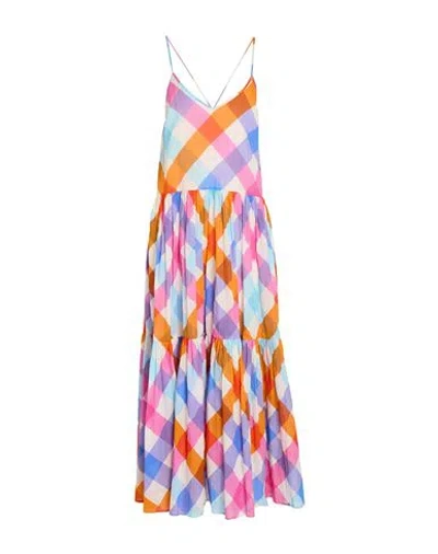 Suoli Woman Maxi Dress Purple Size 4 Cotton