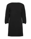 Suoli Woman Mini Dress Black Size 10 Polyester, Viscose, Elastane In Black