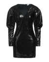 Suoli Woman Short Dress Black Size 8 Polyester In Black