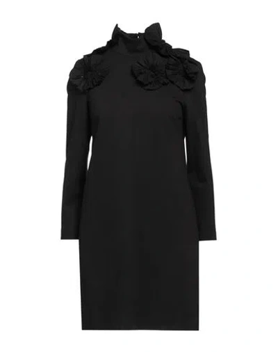 Suoli Woman Mini Dress Black Size 6 Viscose, Polyamide, Elastane