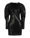Suoli Woman Short Dress Black Size 8 Polyester