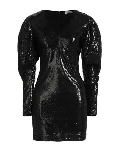 Suoli Woman Mini Dress Black Size 8 Polyester