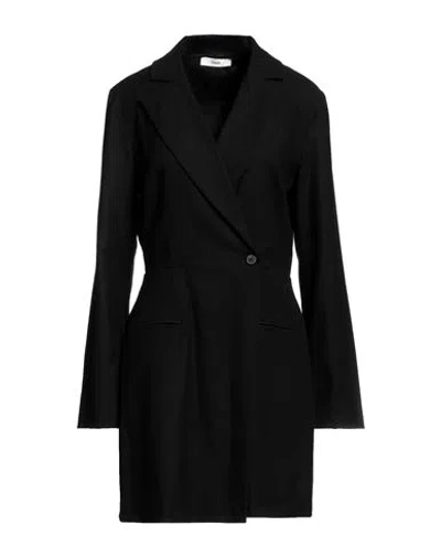 Suoli Woman Mini Dress Black Size 8 Polyester, Viscose, Elastane
