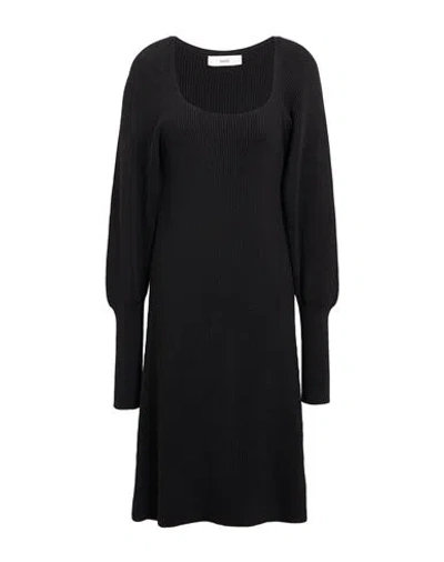 Suoli Woman Mini Dress Black Size 8 Virgin Wool