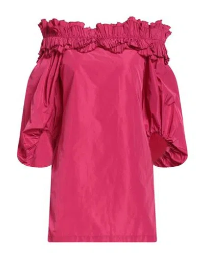 Suoli Woman Mini Dress Fuchsia Size 4 Polyester In Pink