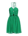 Suoli Woman Mini Dress Green Size 6 Polyester